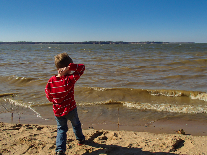  Nate at Red Rock Lake near Pella, Iowa. 